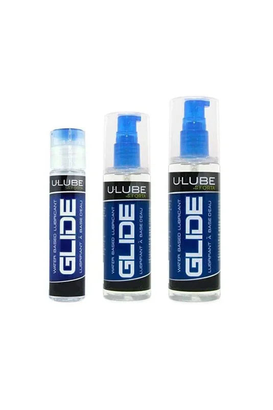 Forta – U-Lube – Glide – Water Based Gel Lubricant – Various Sizing